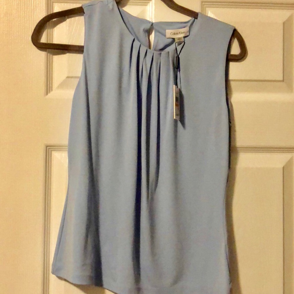 Calvin Klein light blue blouse